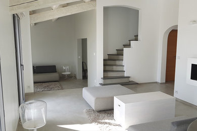 Idée de décoration pour un salon design.