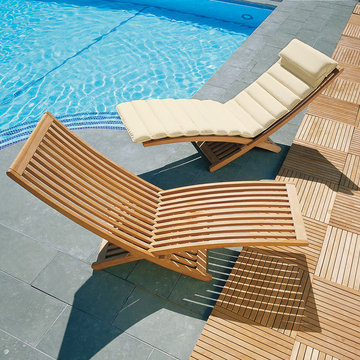 Modern Sun lounger - Pool and Garden Furniture