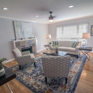 San Ramon Living Room & Family Bath