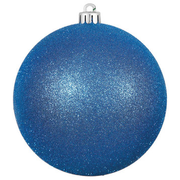 Vickerman N590702Dg 2.75" Blue Glitter Ball Ornament, 12 Per Bag