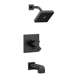 Ara&reg; Matte Black - Tub And Shower Faucet Sets