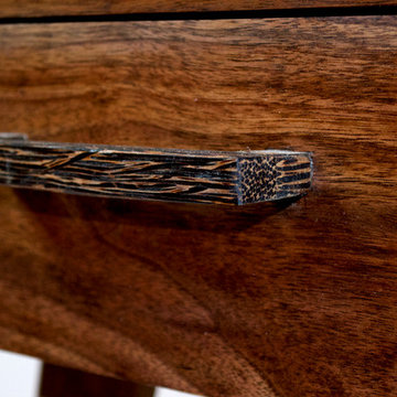 Walnut and Black Palm Furniture
