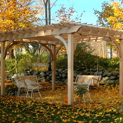 Traditional Post and Bracket Pergolas - Pergolas