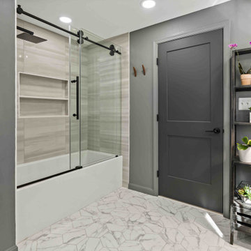 Sterling Basement Transformed into Cozy and Functional Primary Suite