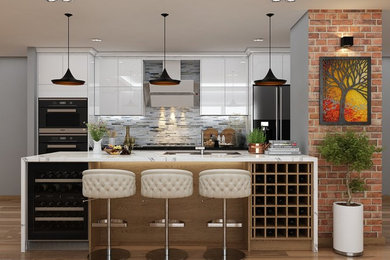 Kitchen photo in New York