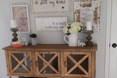Inspiration for a cottage entryway remodel in Other