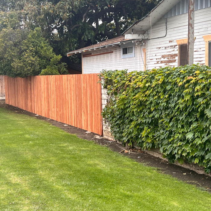 NEW WOOD FENCE