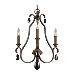 Parrot Uncle - Weathered Iron Mini-Chandelier - Chandeliers