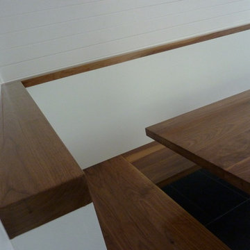 Walnut Banquette Table