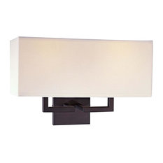 Minka George Kovacs Decorative Wall Sconces 2 Light Bronze Shade