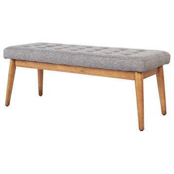 Landon Upholstered Bench, Acorn