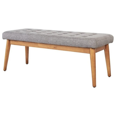 Landon Upholstered Bench, Acorn