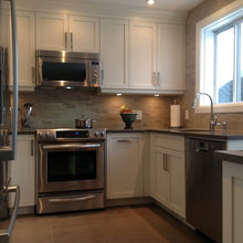 Backsplash around window
