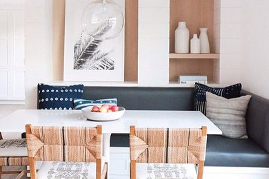 Inspiration for a modern dining room remodel in San Diego