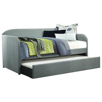 Homelegance Roland Daybed With Trundle, Gray