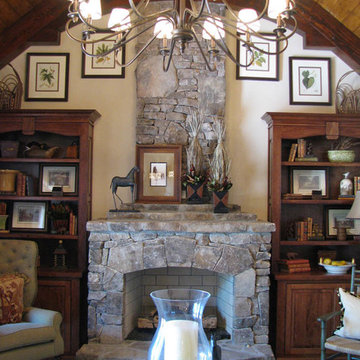 The Mountain Top Lodge House Plan 09110, Keeping Room