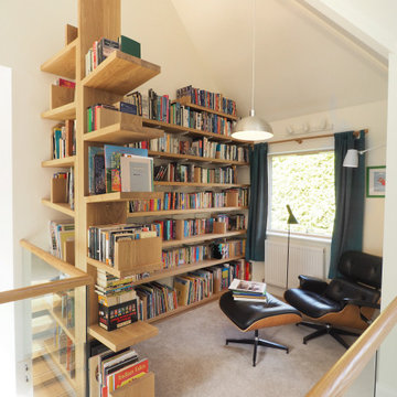 upstairs library