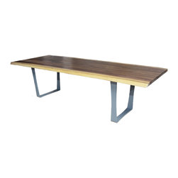 Thompson Base Live Edge Walnut - Dining Tables