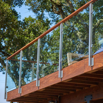 Glass Railing in Napa Valley
