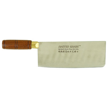 Master Grade Chinese Style    All Purpose Knife, Wood Handle