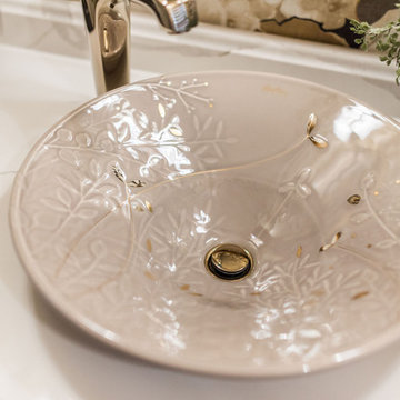 Magnificent Botanical Powder Room