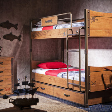 Pirate ship bedroom