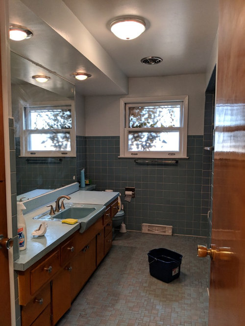 Help Updating 60s Blue Bathroom - How To Update A 60s Bathroom