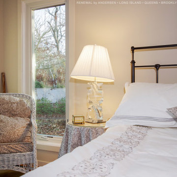 Beautiful Casement Window in Dreamy Bedroom - Renewal by Andersen Long Island