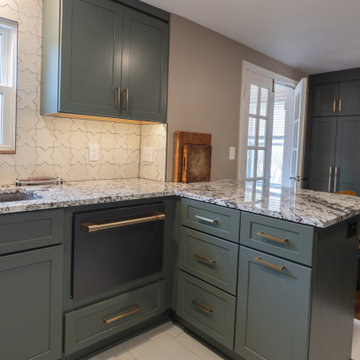 Storage-Focused Kitchen Remodel with Custom Pantry + Layout Reconfiguration
