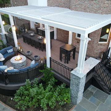 Classic Brick Home Outdoor Makeover - West Harrison, NY