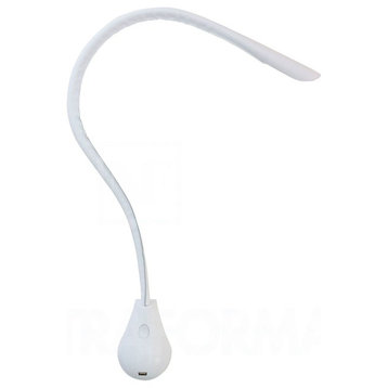 Innermost Cobra LED flexible arm Wall Task Light, White