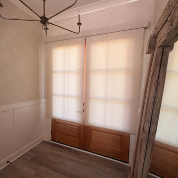 Motorized Roller Shades on Doors in Sherrills Ford