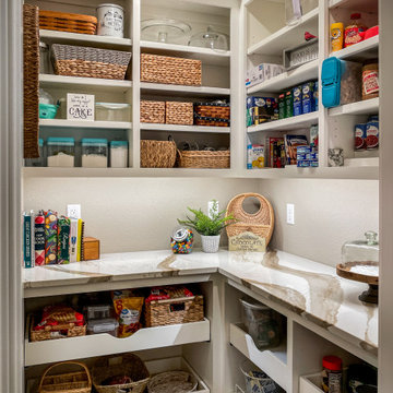 White Kitchen and Powder with Bling