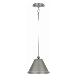Robert Abbey - Jonathan Adler St. Germain Polished Nickel One-Light Pendant - Pendant Lighting