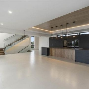 Strathearn Drive - Fenix Black Melamine & Oiled Walnut