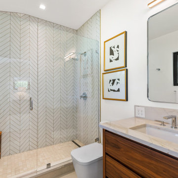 Chevron Elegance Bathroom Remodel
