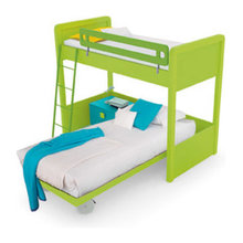 Beds in bunk room