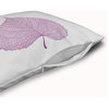 Leaf Study Accent Pillow With Removable Insert, Orchid, 24"x24"