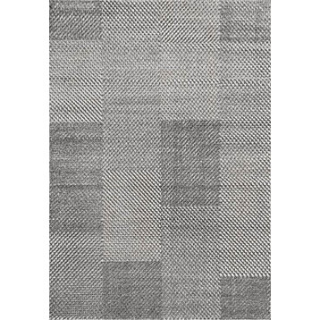 Dynamic Rugs Robin 1151 Rug, Gray and Charcoal and Light Gray, 2'0"x7'7"