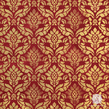 Classic Damask Stencil Projects