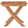 Teak Wood Titanic Folding Outdoor Patio Side Table