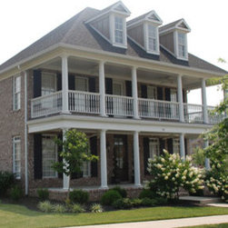 Traditional Two-Story Brick Home - Windows