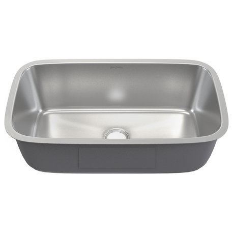 Toulouse 31"x18" Stainless Steel, Single Basin, Undermount Kitchen Sink