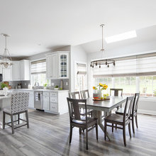 Gray And White Kitchen