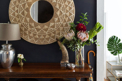 Small eclectic foyer photo in New York