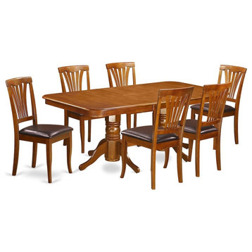 7-Piece Dining Room Set Table and 6 Chairs for Dining, With Cushion