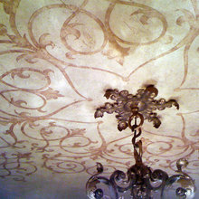 Painted Dining Ceilings