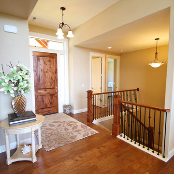 Foyer + Stairwell - The Ridgeback - Craftsman Ranch with Daylight Basement