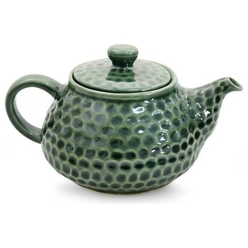 Rainforest Ceramic Teapot