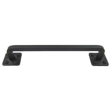 Farmhouse Wrought Iron Cabinet Pull 8" Hpe8, #3 Black